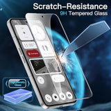 JETech Screen Protector for Nothing Phone 2 6.7-Inch, 9H Tempered Glass Film, Anti-Scratch, HD Clear, 3-Pack