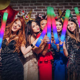 44 Pcs Foam Glow Sticks With 3 Modes Colorful Flashing, Foam Light Up Sticks, Led Light Sticks, Glow Sticks Party Pack For New Year, Wedding, Raves, Concert, Christmas