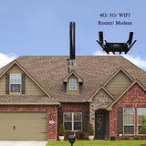 2X2 Mimo 5G External Antenna T-Mobile Outdoor Omni Directional 4G Lte Antennas For N71 Verizon At&T All Us Canadian Carrier With Ts-9 Sma Cable