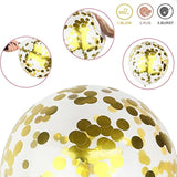 Pink White Gold Balloons 12" — Pastel & Confetti Set for Girls’ Party Decor