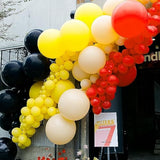 87Pcs Yellow Balloons Different Sizes 18 12 10 5 Inches For Garland Ar