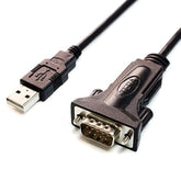 Premium USB 2.0 to RS232 Serial DB9 Adapter Cable 6 Feet - Supports Windows 11, 10, 8, 7, Vista, XP, 2000, 98, Linux and Mac - Built with FTDI Chipset and Thumbscrews