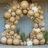 Red Balloon Garland Kit - Double Stuffed Burgundy Balloons Different S