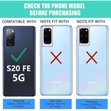 3D Cartoon Cute Kawaii Fun Cool Funny Video Game Design Phone Case for Galaxy S20-FE, Samsung S20-FE Cover, Anti-Slip Snap On Full Body Protection Cover for Men, Women, Teenagers, Blue, Red, Black
