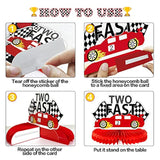 Race Car Two Fast Birthday Table Honeycomb Centerpieces - 9Pcs Let'S G