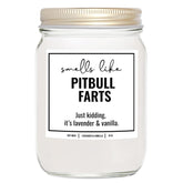 You Nique Designs Smells Like Pitbull Farts Soy Candles For Pitbull Lovers - Pit Bull Mom Gifts For Women - Pitbull Mom Present Dog Farts Candle 4Oz - Gifts For Dog Lovers (Lavender & Vanilla)