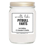 You Nique Designs Smells Like Pitbull Farts Soy Candles For Pitbull Lovers - Pit Bull Mom Gifts For Women - Pitbull Mom Present Dog Farts Candle 4Oz - Gifts For Dog Lovers (Lavender & Vanilla)