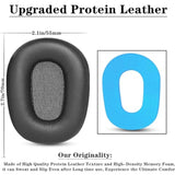 Replacement Ear Pads Cushions Compatible With Vxi Blueparrott B450-Xt S450-Xt B450Xt Noise Canceling Bluetooth Headset Protein Leather Earpads Ear Cups Cover Repair Parts