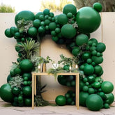 58pcs Double Stuffed Dark Emerald Green Balloon Garland Kit for Party Decorations