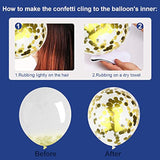 97pcs Navy Blue Balloon Garland Kit β Metallic Blue, Gold & Confetti Balloons for Party Decor