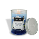 Tuscany Candle Harbor Shore: Jasmine & Linen Scented Candle, 18 Oz