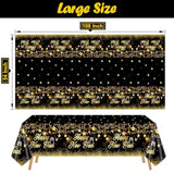 Happy New Year Plastic Table Cloth For Parties, Plastic Table Cover 2026, Disposable Party Table Clothes Decorations Supplies(108” X 54”)