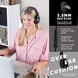 Bulk Kids Headphones For School With Microphones - 5-Pack On-Ear 3.5Mm Wired H