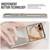 For Motorola Razr 2024/2025 Case: Military-Grade Shockproof Phone Cover With Tempered Glass Screen Protector, Anti-Scratch & Reinforced Bumpers - Crystal Clear