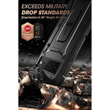 SUPCASE Unicorn Beetle Pro Series Case for Google Pixel 6 (2021 Release), Full-Body Rugged Belt-Clip & Kickstand Case with Built-in Screen Protector (Black)