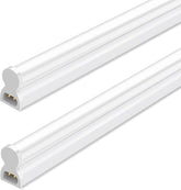 2 Pack 4FT T5 LED Shop Lights 22W 2200LM 6500K Linkable Utility Fixtures with Switch