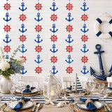 Cruise Ship Decoration, Nautical Birthday Decorations, Yacht Rock Party Decorations Navy Blue 4 Pack 240 Inch, Shiny Glitter Navy Boat Decorations for Party, Nautical Party Decorations