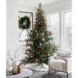 Burgundy Velvet Ribbon 5/8'' 25 Yards For Christmas Tree, Gift Wrapping, Flower Bouquet, Wreath Decorations, Bow Making