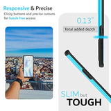 TUDIA Merge Compatible with OnePlus 8 5G UW Case, Military Grade Shockproof Slim Dual Layer Rugged Protective Phone Case, Blue, Fits Verizon UW Version Only