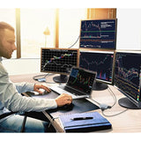 Usb 3.0 Or Usb C To Hdmi Adapter For Dual Monitors,Compatible For Mac Os And W