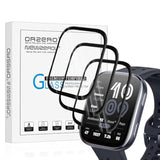 (3 Pack) Watch Screen Protector Compatible For Amazfit Bip 6, Pmma And Pet (Not Tempered Glass) Ultra Thin Hd Full Coverage 3D Curved Edge Anti-Scratch