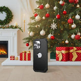 For Iphone 16 Pro Max Case With Screen Protector, 3 In 1 Shockproof Slim Fit Hybrid Heavy Duty Hard Pc Cover Soft Silicone Bumper Full Body Anti-Fingerprint Case, Black