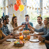 36Pcs Hanging Swirl Party Decorations Foil Decorations Ceiling Swirl Spiral Hanging Plastic Streamer For Ceiling Birthday Graduation Wedding Celebration Baby Shower Party Supply (Blue Gold Silver)