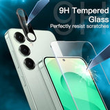 JETech Screen Protector for Samsung Galaxy S25+ / S25 Plus 5G with Camera Lens Protector, Tempered Glass Film, Fingerprint ID Compatible, HD Clear, 2-Pack Each
