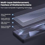 2 Pack Military-Grade 9H+ Tempered Glass For Samsung Galaxy S25 Ultra - Full Screen Protection, Fingerprint Ready, Anti-Glare Set - Bubble-Free Easy Install