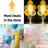 Gold Confetti Balloons - 60-Pack 12" Latex Party Decorations