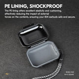 Ccz Zc01 In Ear Monitor Case, Portable Earbud Iems Case, Waterproof Earphone Storage Box, Travel Carrying Organizer For Headphones, Iem Cables, Fit For Kz Zs10 Pro/Zs10 Pro X/Zs12 Pro X (Black)