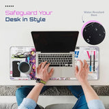 Large Gaming Mouse Pad 31.5 X 11.8 Inches Xxl Extended For Mouse And Keyboard Non-Slip And Water Resistant Surface With Anime Cute Girl Design Vi Ideal For Competitive Gaming League