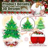 OIYUAMN 9 PCS Christmas Party Decorations Honeycomb Centerpieces