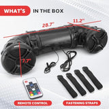 Pyle Bluetooth Speakers 800 Watt 6.5 Inch Amplified Sound System with Multi-Color LED Lights, Waterproof Marine Bluetooth Wireless Speakers with Weatherproof Design, Ideal for Outdoor and Vehicle Use