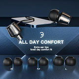 Lightning Earbuds for iPhone 11-14 Pro Max MFi Certified with Mic Bass