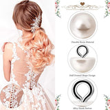 100 Pieces White Pearl Buttons For Sewing 10 Mm Half Pearl Buttons Dec