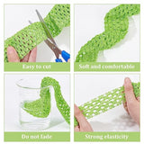 15 Yards 1.5" Wide Elastic Crochet Headband 7-Color Ribbon Crochet Str