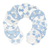 Snowflake-Snow Blue-Silver Christmas Party-Decorations Garland - 52Ft Winter Wonderland Frozen Hanging Paper Banner Streamers, Birthday Baby Shower New Year Ceiling Decor