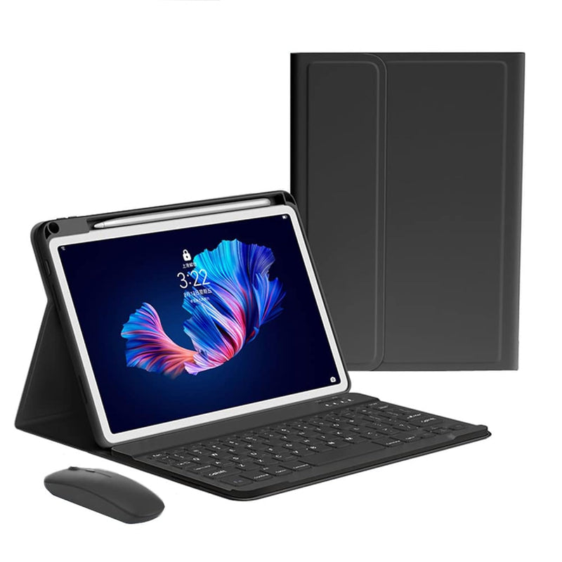 Ipad 10Th Generation Keyboard Case With Bluetooth Mouse, Magnetically Detachab