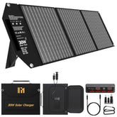 30W Portable Solar Charger Foldable Solar Panel With Usb C And Usb A 18V Mc4 12V Dc For Camping Backpacking Travel Fast Charging For Iphone Lg Google Cell Phone Power Bank Generator Power Station