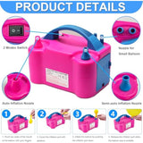 Balloon Arch Kit And Balloon Pump, 10Ft Width 9Ft Height Adjustable Balloon Arch Stand With New Designed 2 Balloon Stands Water Fillable Bases For Wedding Anniversary Birthday Party Baby Shower