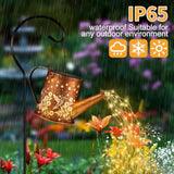 Solar Watering Can Light, Solar Powered Hanging Lantern Landscape Lights, Decorative Garden For Yard Waterproof Garden Decor, Gifts For Mom, Grandma?Hummingbird?