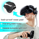 Vr Facial Interface Replacement Kit For Oculus Quest 2, Vr Accessories Facial Interface Bracket, Anti-Leakage Nose Pad,Lens Cover,Foam Face Covers For Meta Quest 2