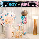 Baby Gender Reveal Decorations Banner (118.2X19.7 Inch) , Boy Or Girl