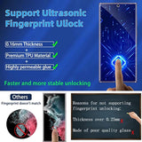 3 Pack Privacy Screen Protector Compatible With Samsung Galaxy S22 Ultra, Anti-Spy Tpu Hydrogel Protective Film For Samsung Galaxy S22 Ultra 6.8" - Support Fingerprint Unlock, Self-Healing