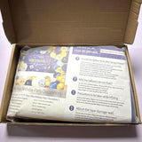 63pcs Blue & Gold Happy Birthday Balloons Set with Banner Photo Backdrop