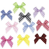 Mini Gingham Ribbon Bows Checkered Ribbon Flowers Plaid Ribbon Bow App