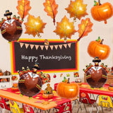 Thanksgiving Balloons with Turkey Pumpkin Foil Balloons for Fall Party Decor