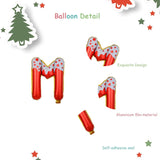Merry Christmas Balloons Banner, Santa Foil Balloons For Xmas, Home, Christmas Party Decorations Supplies