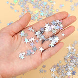 6000 Pcs Glitter Star Confetti With Diamond, 60G/2 Ounce 6Mm Christmas New Year Metallic Foil, Star Confetti For Party Wedding Decorations, Twinkle Sequins Scatter Star Confetti
